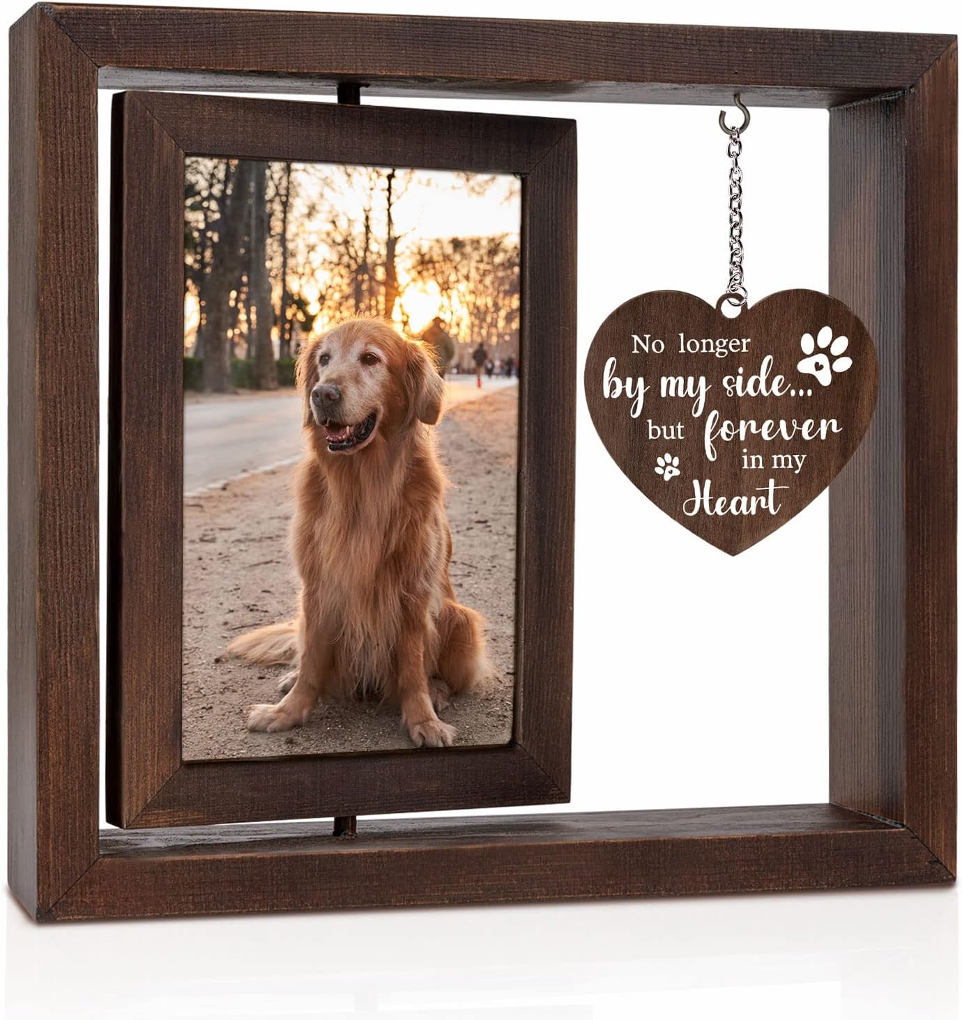 Marco de Fotos Conmemorativo p - Engraved Wood Frame reseña y precio