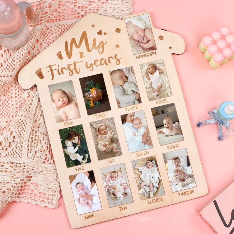 Marco de fotos conmemorativo d - Engraved Wood Frame reseña y precio