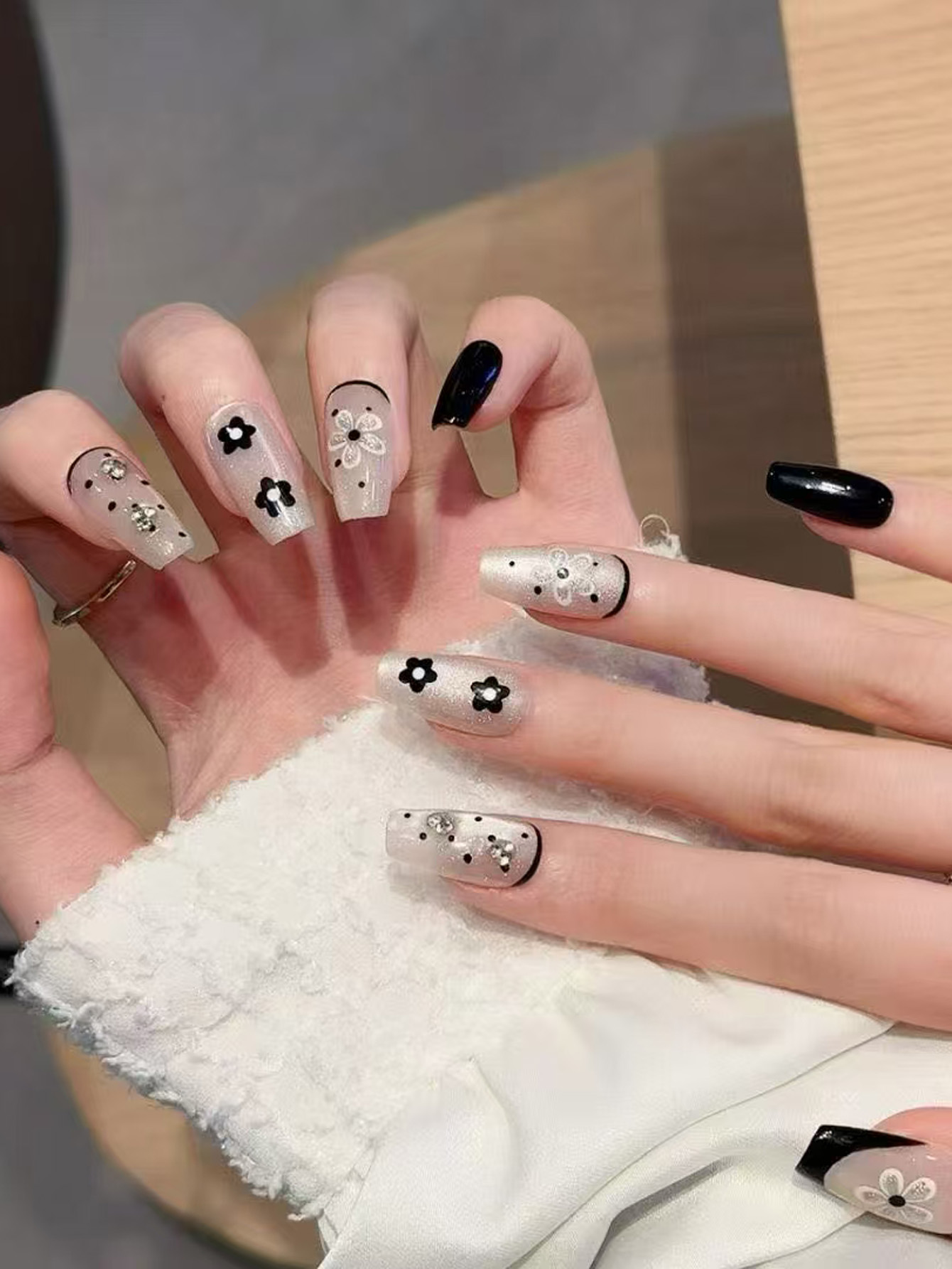10 Uñas Postizas de Presión, U - Pressed Flower Art reseña y precio