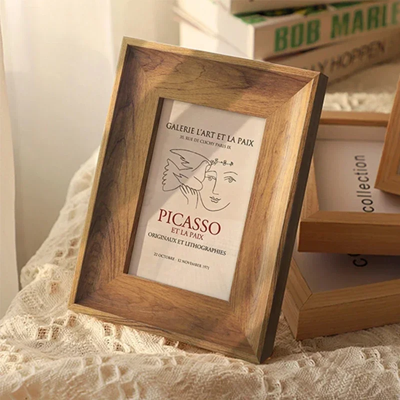 Marco de fotos de madera, foto - Engraved Wood Frame reseña y precio