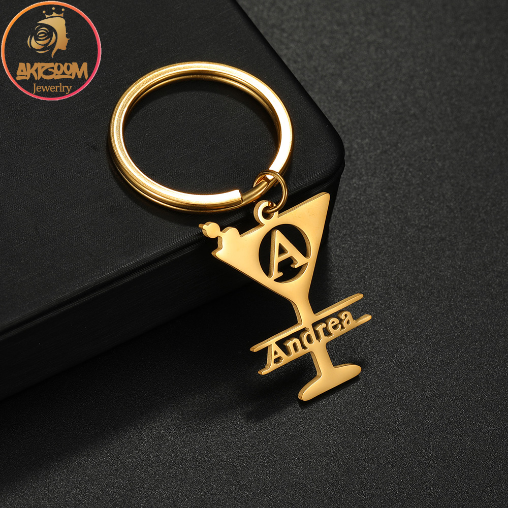Akizoom Llavero con nombre per - Initial Ring Custom reseña y precio