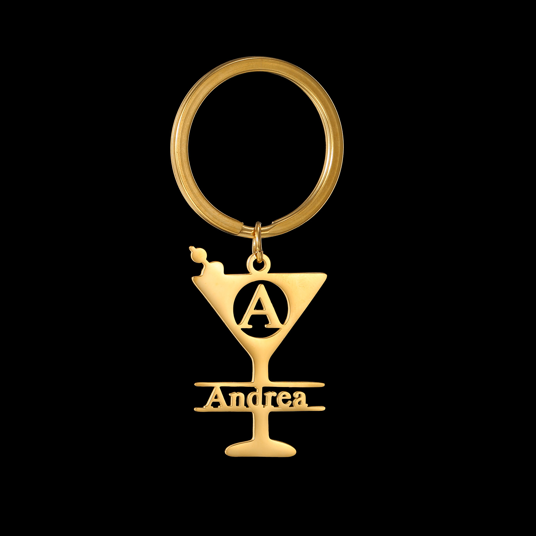 Akizoom Llavero con nombre per - Initial Ring Custom reseña y precio