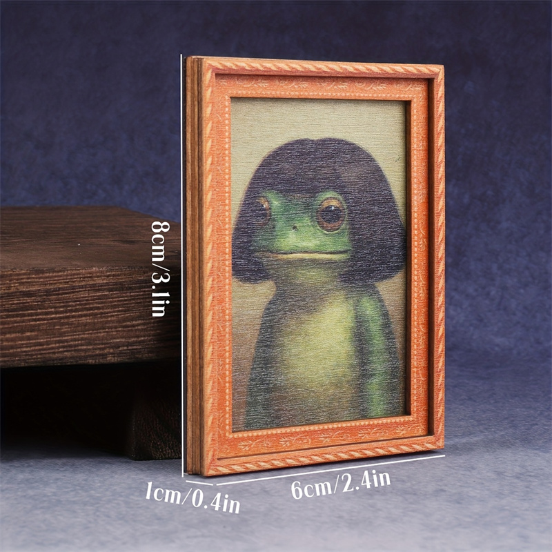 Mini marco de fotos de madera  - Engraved Wood Frame reseña y precio